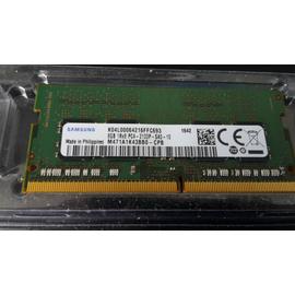 Mémoire RAM Crucial - DDR4 - module - 8 Go - SO DIMM 260 broches - 2666 MHz  / PC4-21300 - CL19 - 1.2 V - mémoire sans tampon - non ECC