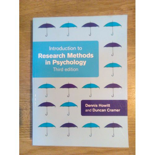 Introduction To Research Methods In Psychology