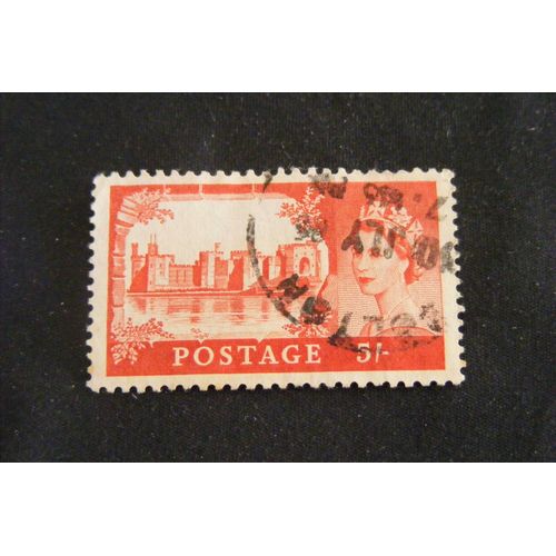 Elizabeth Ii Et Châteaux (5/-) 1955