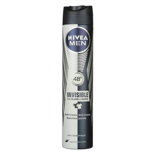 Nivea Men Atomiseur Invisible For Black Et White Original - Pour Homme - 200 Ml 