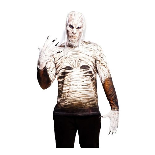 T-Shirt Marcheur Blanc Pour Homme Plusieurs Tailles (Taille L)