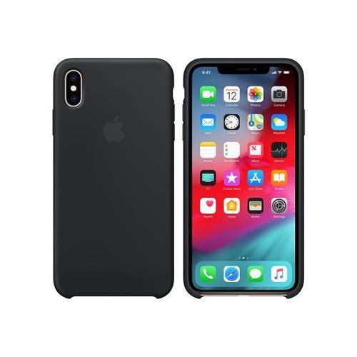 Apple - Coque De Protection Pour Téléphone Portable - Silicone - Noir - Pour Iphone Xs Max