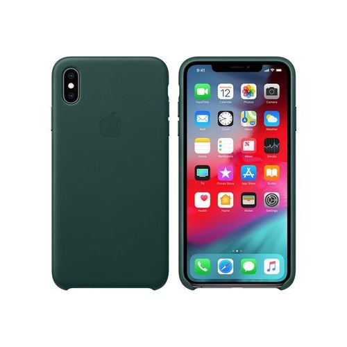 Apple - Coque De Protection Pour Téléphone Portable - Cuir - Vert Forêt - Pour Iphone Xs Max
