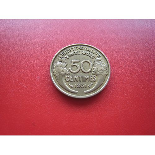 Pièce De Monnaie 50 Centimes Morlon France - Bronze-Alu - 18mm - 1931