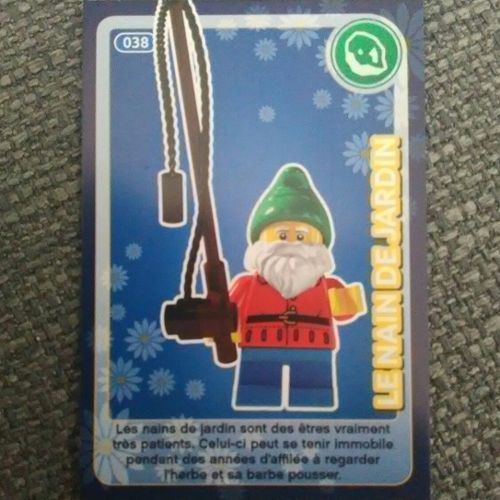 Carte Lego Auchan 2018 N° 38 Le Nain De Jardin