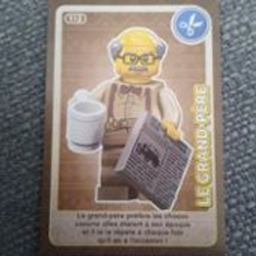 Carte Lego Auchan 2018 N° 112 Le Grand-Père
