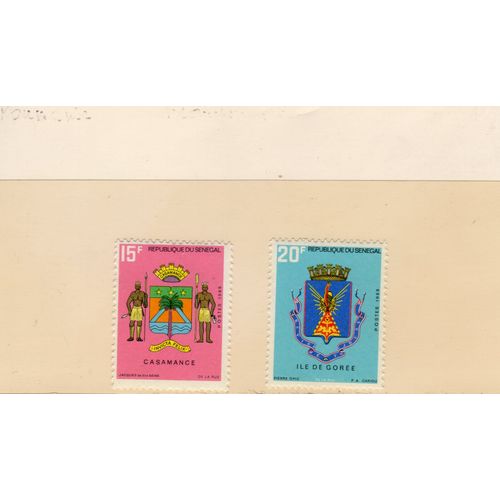 Timbres-Poste Du Sénégal (Armoiries)