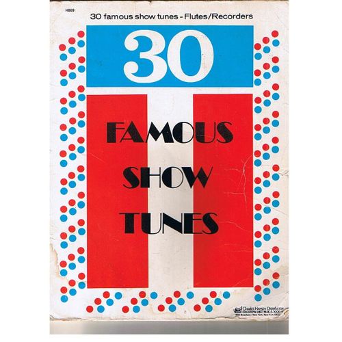 John Brimhall S Big Note East Piano 30 Famous Show Tunes