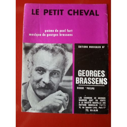 Le Petit Cheval Georges Brassens