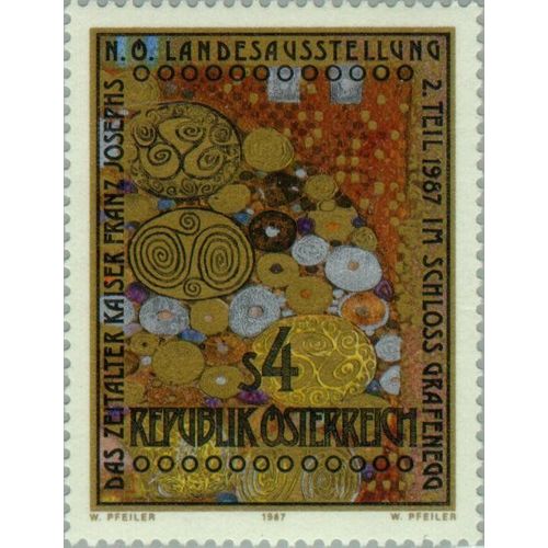 Timbre Autriche Yt 1711 Adele Bloch-Bauer "Peinture De Gustav Klimt (1862-1918) 1987