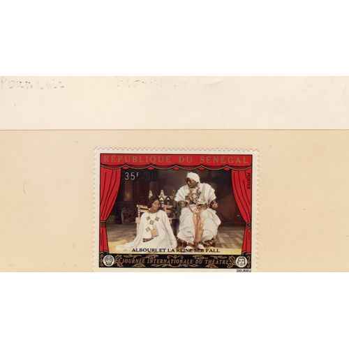Timbre-Poste Du Sénégal (Journée Internationale Du Théâtre)