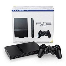 Playstation 2 Icônes du contrôleur Noir Portefeuille 