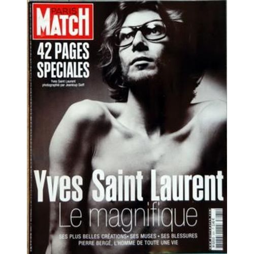 Paris Match N° 3081 Du 05/06/2008 - 42 Pages Speciales - Yves Saint Laurent Photographie Par Jeanloup Sieff