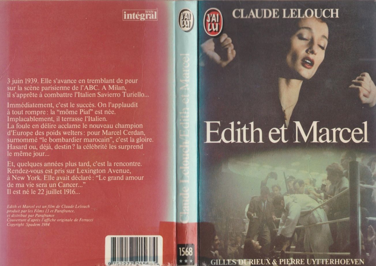 Edith Et Marcel De Claude Lelouch Gilles Durieux Et Pierre Uytterhoeven Rakuten