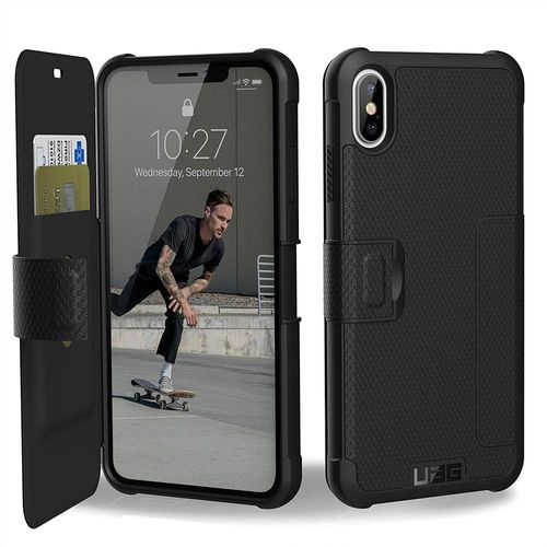 Etui Folio Urban Armor Gear Pour Iphone Xs Max Coloris Noir