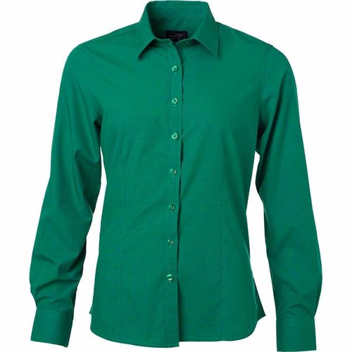 Chemise Popeline Manches Longues - Jn677 - Femme - Vert Irlandais