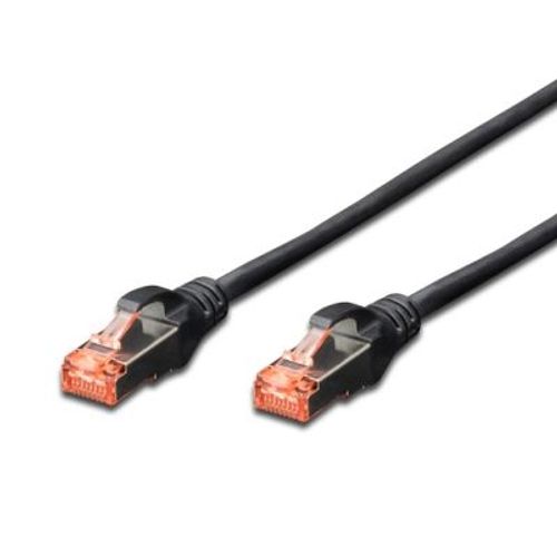 Câble Rj45 droit cat6 blinde 3m Noir Connectland
