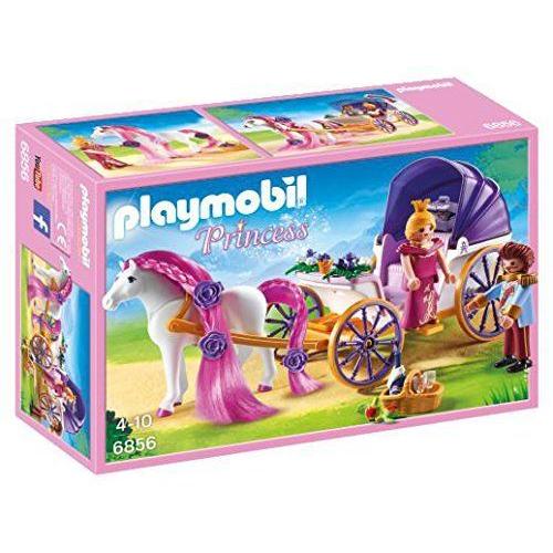 Playmobil Princess 6856 Calèche Royale Avec Cheval À Coiffer