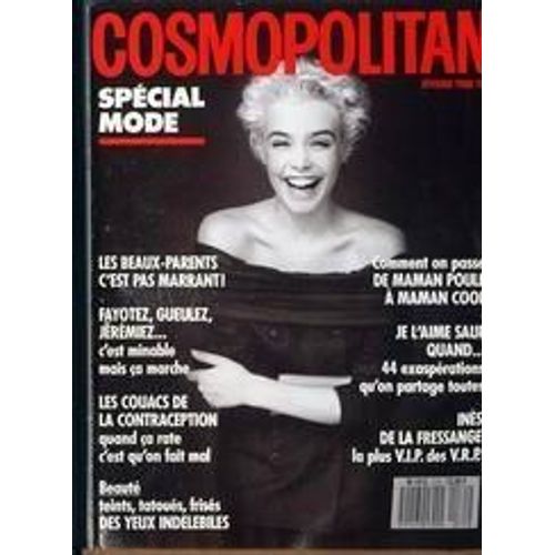 Cosmopolitan N° 171 Du 01/01/1988 - Special Mode - Les Beaux-Parents - La Cntraception - Beaute.