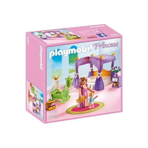 Playmobil Princess 6851 Chambre De La Reine Avec Lit À Baldaquin