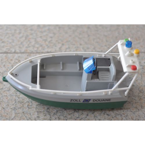 Playmobil Bateau Zoll Douane 25 Cm De Long Environ