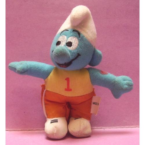 Figurine / Peluche : Schtroumpf Skieur N°1 " Calendrier 2000 " - Peyo / Happy Meal / Mcdonald's