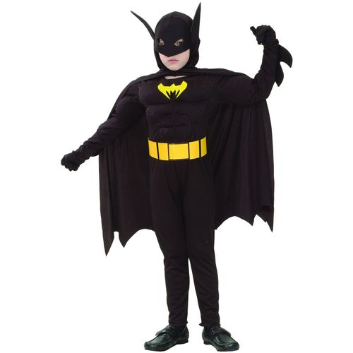 Déguisement Super Héros Chauve-Souris Garçon - Taille: M 7-9 Ans (120-130 Cm)
