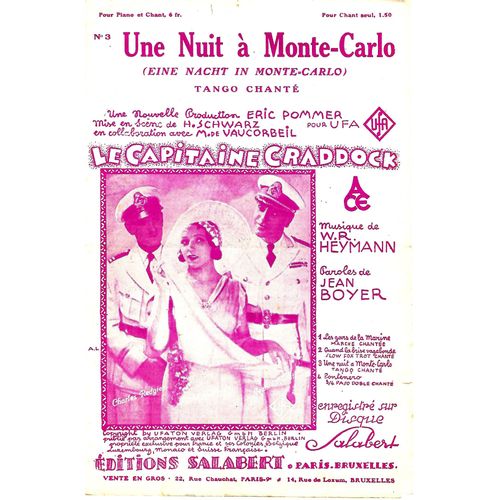 Une Nuit À Monte-Carlo. A 35