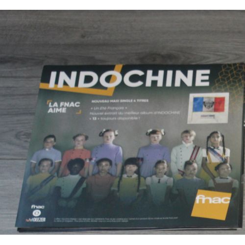 Plv Souple 30x30cm Indochine Un Été Français /// Magasins Fnac