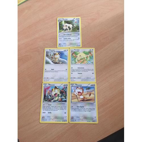 3x Miaouss + 2x Persian (Pokemon)