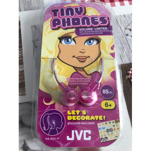 Ecouteurs Tiny Phones JVC HA-KD1-P - Rose