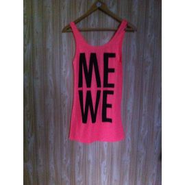 Top Undiz Rose Fluo. Taille Xs. 60 % Coton, 40 % Polyester. Longueur Totale : 78 Cm Environ (En Comptant Les Épaules).