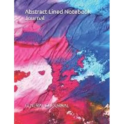 Abstract Lined Notebook Journal