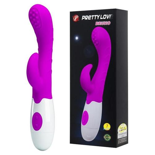 Vibromasseur En Silicone Pretty Love Bruno Violet 20cm - D3cm