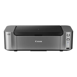 Canon PIXMA PRO-100 - Imprimante - couleur - jet d'encre - A3 Plus, 360 x 430 mm jusqu'à 1.5 min/page (couleur) - capacité : 150 feuilles - USB, LAN, Wi-Fi(n), hôte USB