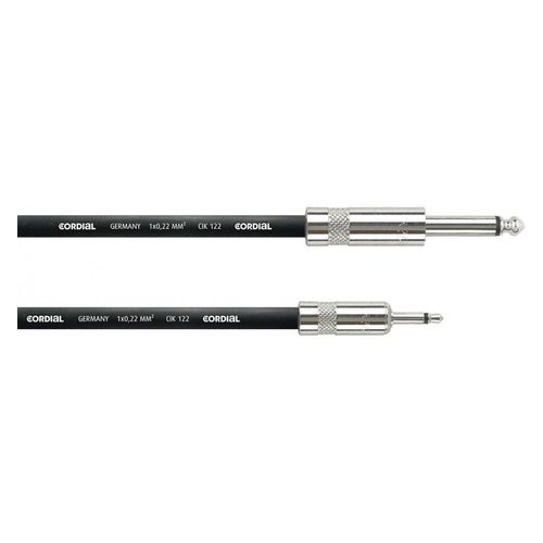 Cordial CPI2PZ - Câble patch jack-mini jack mono 2 m série Peak