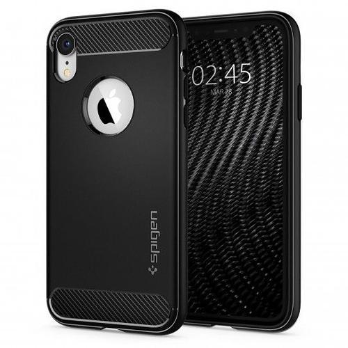 Coque Pour Iphone Xr 6.1 Spigen Rugged Armor Noir