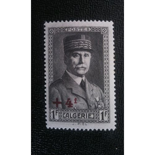 Timbre Algerie Yt 169 Maréchal Pétain 1942