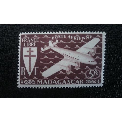 Timbre Madagascar Yt Pa 57 Poste Aérienne 1943