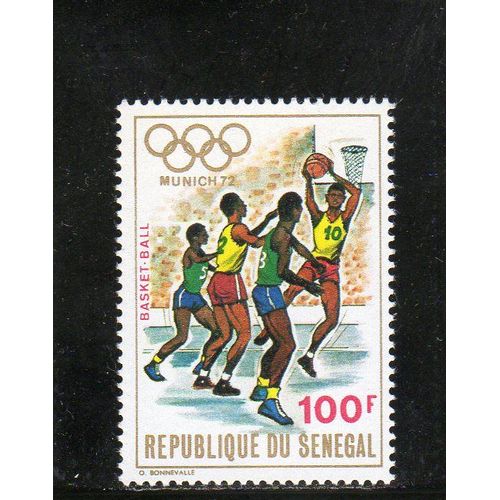 Timbre-Poste Du Sénégal (Jeux Olympiques De Munich)