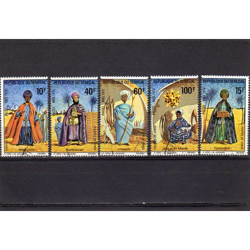 Timbres-Poste Du Sénégal (Noël)