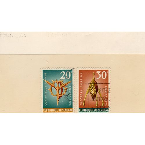 Timbres-Poste Du Sénégal (Radiolaires)