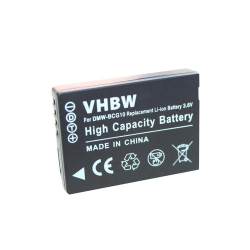 vhbw Batterie compatible avec Panasonic Lumix DMC-3D1, DMC-TZ10, DMC-TZ18, DMC-TZ20, DMC-TZ22 appareil photo APRN (750mAh, 3,6V, Li-ion)