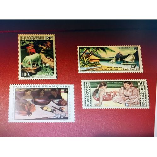 4 Timbres Polynésie Neufs ** 1958/68 Lot 29