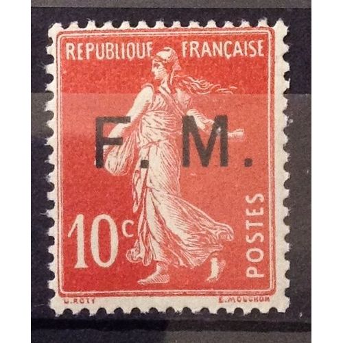 Fm Semeuse 10c Rouge (Superbe N° 5) Neuf* - France Année 1906 - N21659