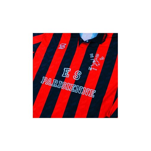 Maillot De Foot ES Parisienne-ABM N°12 – Domicile, Manches Longues, Taille XL