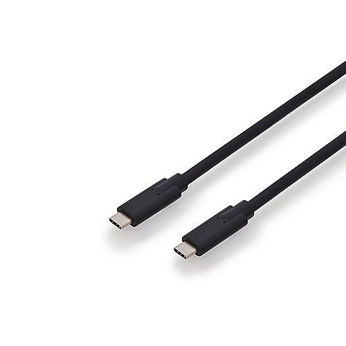 ASSMANN - Câble USB - 24 pin USB-C (M) pour 24 pin USB-C (M) - USB 3.1 Gen 2 - 1 m - moulé, support 4K - noir