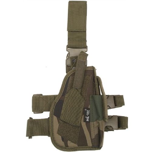 Holster De Cuisse Pour Droitier Camo Woodland 16140020 Airsoft