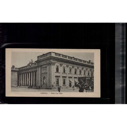7 X 14 Cm Carte Postale En L Etat Sur Les Photos Odessa Hotel De Ville