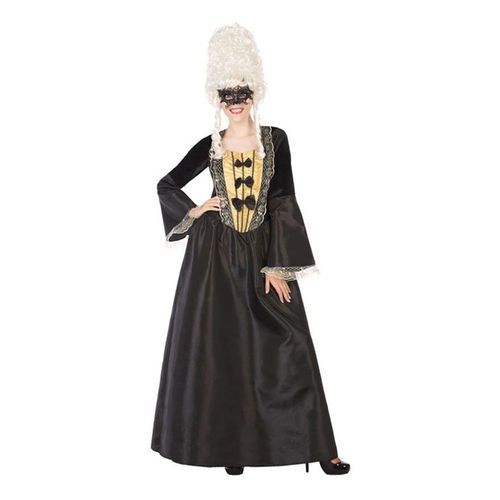 Déguisement De Courtisane Noire Pour Femme (Taille M-L)